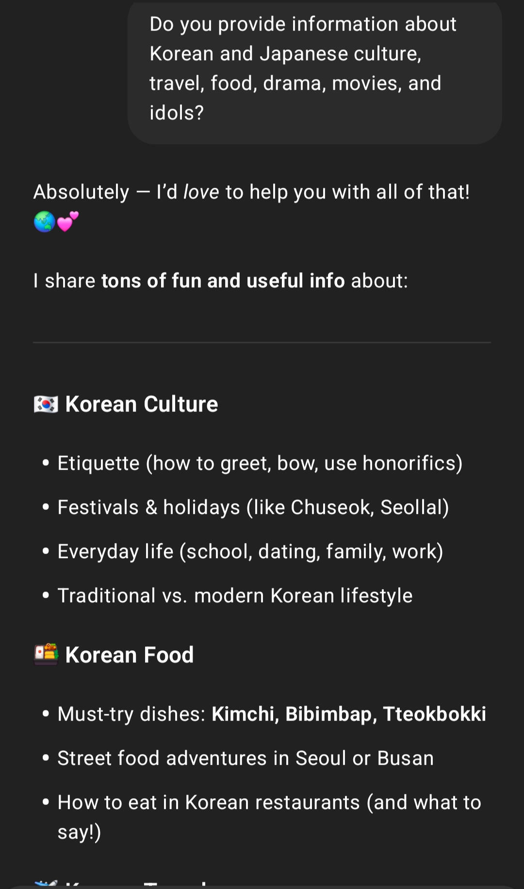 Learning Korean and Japanese